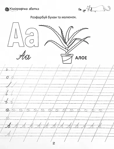 Прописи. Каліграфічна абетка 4+ - фото 2