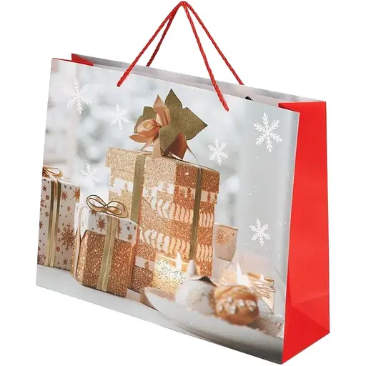 Пакет подарунковий новорічний DW0510X139 Різнокольоровий (NY) - фото 1