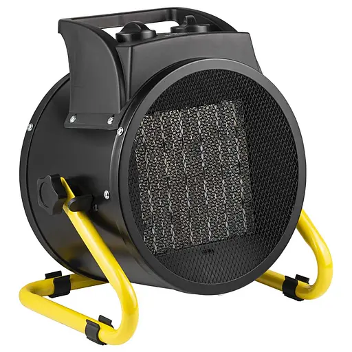 Електрична теплова гармата Sigma 3.0 кВт, площа обігріву 60 кв.м., підлоговий, чорний (5359471) - фото 8