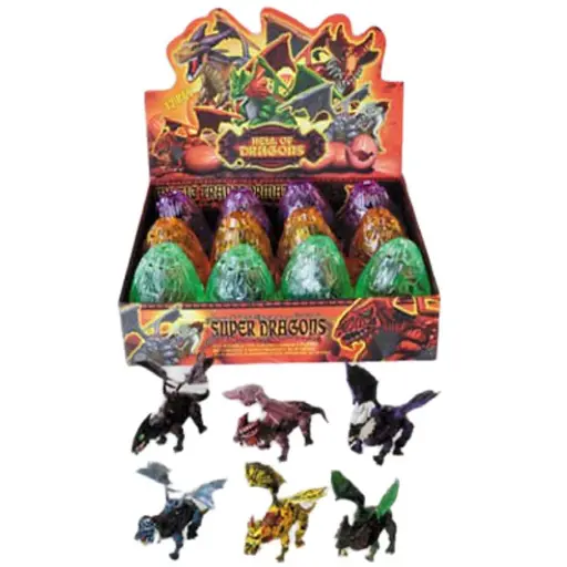 Іграшка-сюрприз у кулі Dino Toys Дракон помаранчевий (Q9899-3) - фото 1