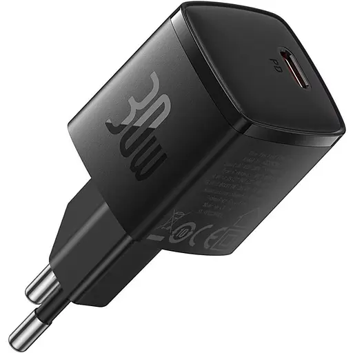 Мережевий зарядний пристрій Baseus Cube Pro USB-C 30W Black (CCXF000301) [146305] - фото 2