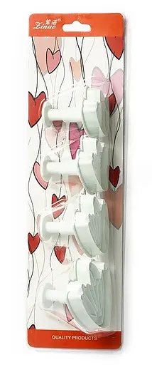 Плунжер кондитерский для печенья и мастики Тюльпаны (набор из 4 штук), Kitchen Master Белый 87383 - фото 6