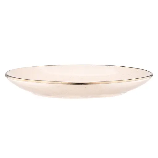 Тарелка десертная Ardesto 20 см Emilia бежевая AR0719EBG - фото 3