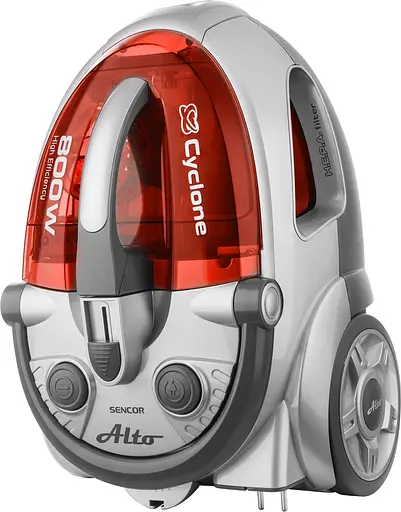 Пылесос контейнерный Sencor Alto 800 Вт НЕРА красно-серый - фото 7
