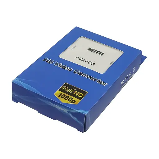 Конвертер AV to VGA білий - фото 2