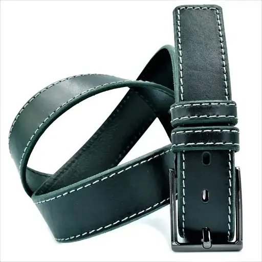 Ремінь шкіряний Le-Mon чоловічий 110-125х4 см acs0022380 - фото 1