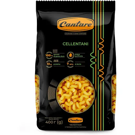 Макаронні вироби Cantare Cellentani, 400 г (878328)