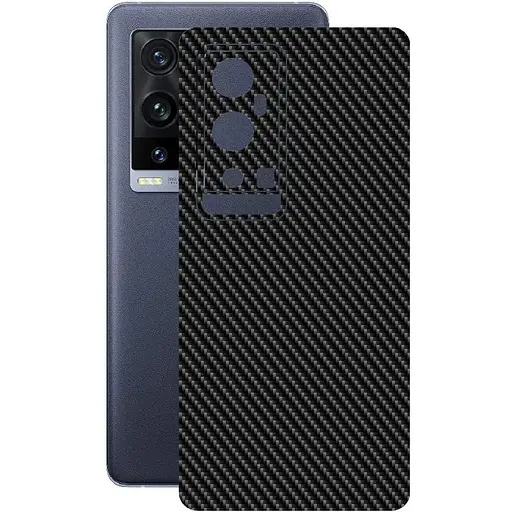 Захисна плівка StatusSKIN для Vivo X60 Pro Plus 5G Корпус Вініл Карбон чорний - фото 1