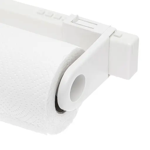 Универсальный держатель подвесной для бумажных полотенец и туалетной бумаги, Kitchen Master Белый 87675 - фото 4