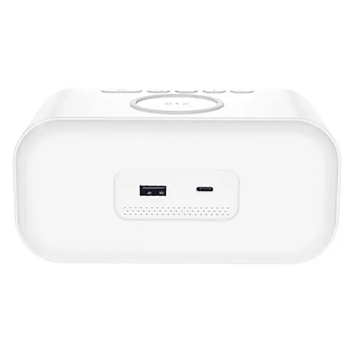 БЗП WIWU Wi-W015 2 in 1 Time Wireless Charger White - фото 4