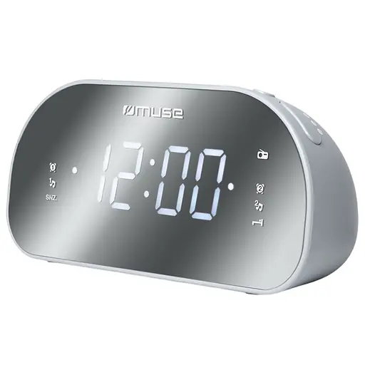 Радио-часы Muse зеркальные (M-170 CMR)