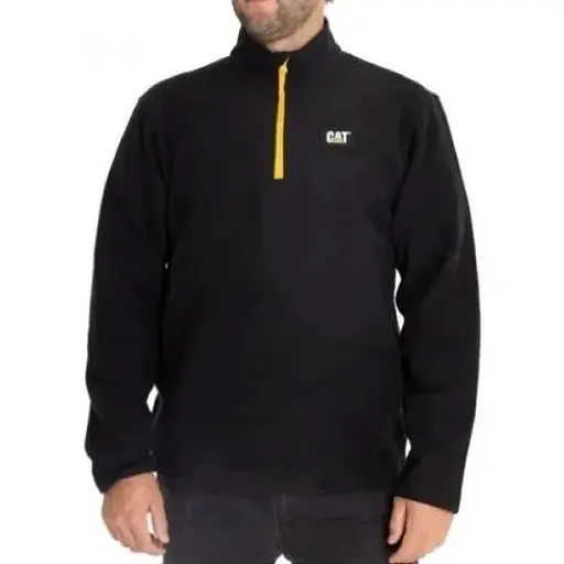 Флисовая кофта Caterpillar Full Zip Microfleece Black XXL (1103-1030010-12469-XXL)