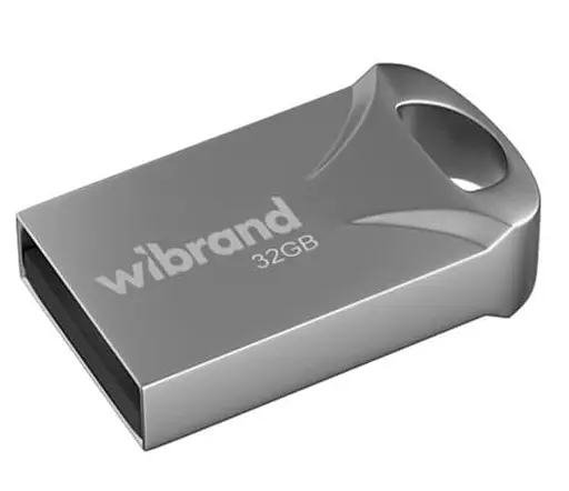 Flash Wibrand USB 2.0 Hawk 32Gb Silver - фото 1