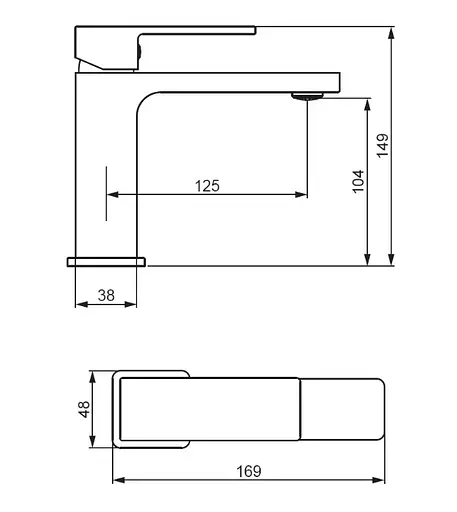 Змішувач для раковини DAMIXA Gala (530210000) - фото 3