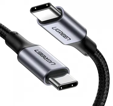 Кабель Ugreen US316 USB-C Cable Aluminum Case with Braided 1 м (UGR-70427) чорний - фото 1