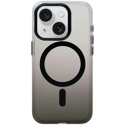 Чохол Epik TPU+PC Shadow with MagSafe для Apple iPhone 15, 6.1 Black