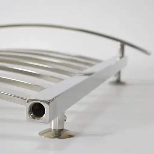 Рушникосушка водяна LEV Квадрос Plus П9 нержавіюча сталь 500х900 мм 30412 - фото 2