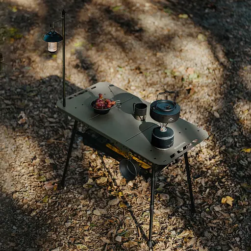 Стіл складаний Naturehike CNK2450JJ025 (80х40 см) алюміній  Оливковий - фото 8