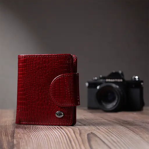 Кожаный женский кошелек ST Leather 10х11.5х1 см acs0029401 - фото 10