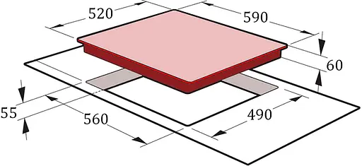 Варильна поверхня Gunter & Hauer I 6 JP (індукція) - фото 7