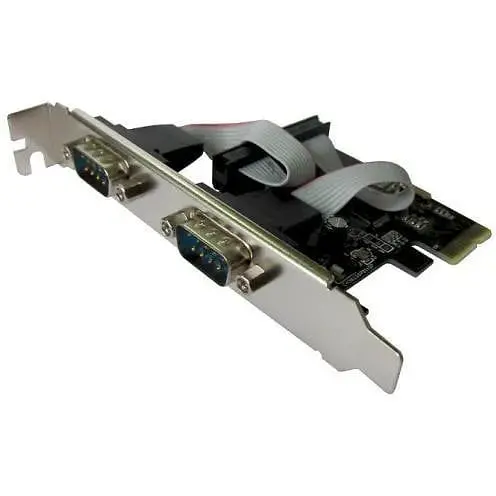 Контроллер Dynamode PCI-E x1 2xCOM RS232 чип WCH382 RS232-2port-PCIE-LP - фото 1