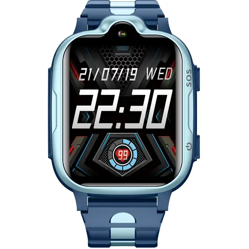 Дитячі наручні смарт годинник K15 з камерою, GPS відстеженням і 4G / WiFi Blue (16421) - фото 2