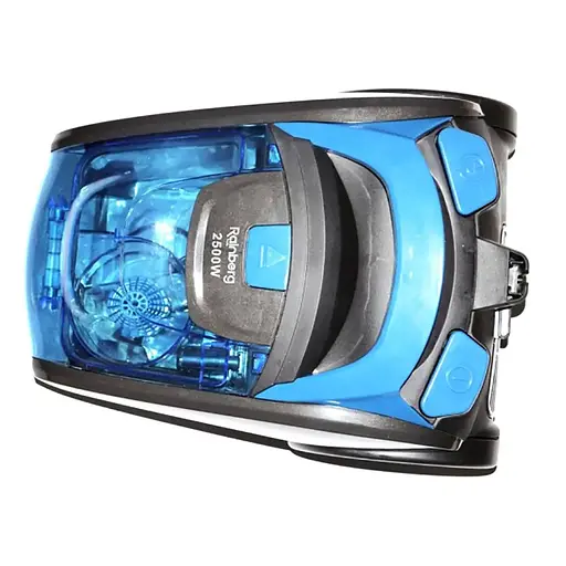 Контейнерний потужний пилосос Rainberg RB-652TB для сухого чищення будинку з турбощіткою 2,5л 3700Вт Блакитний/Чорний - фото 8