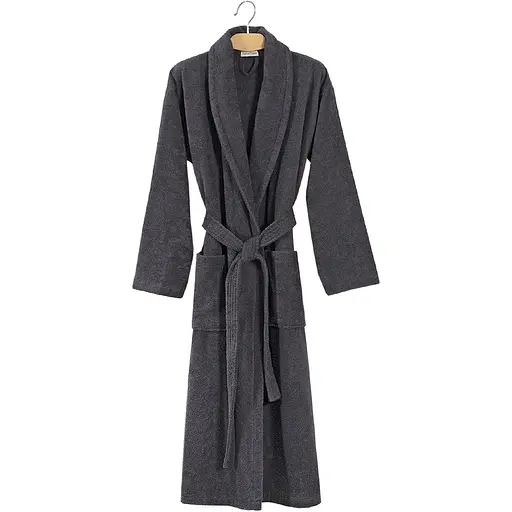Халат махровый Lotus Home Basic New Line 2XL антрацит (svt-2000022348096)