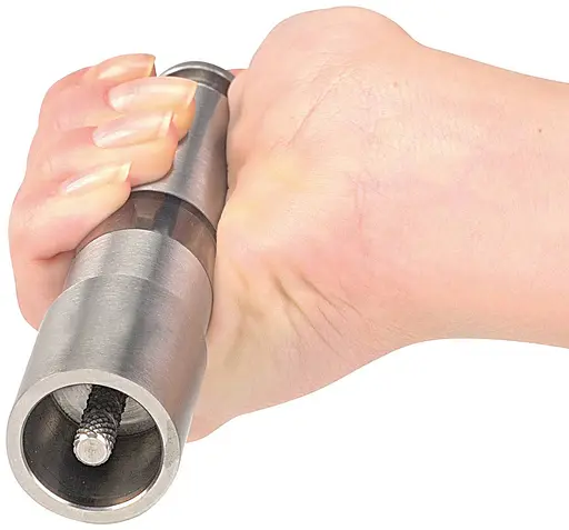 Перцемолка мельница для соли, перца или специй емкость с функцией помола Pepper Mill, A-plus Серебристый 84625 - фото 6