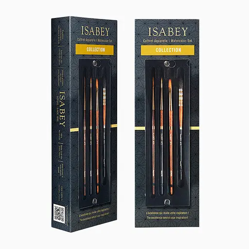 Набор кистей Isabey, 4 шт., профессиональный художественный комплект - фото 3