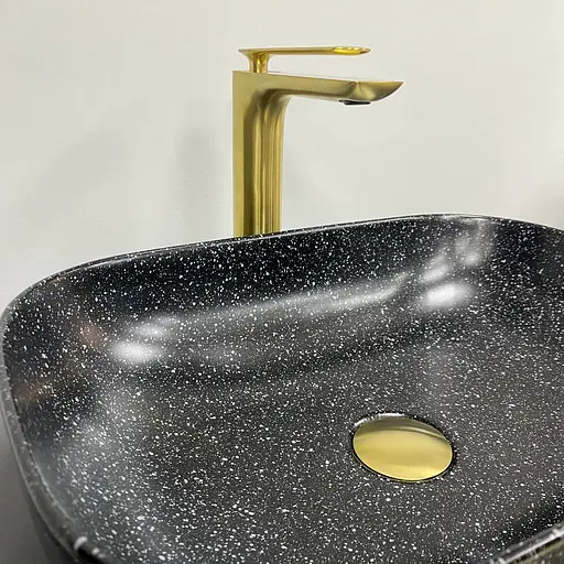 Умивальник VBI Ravenna space black matt накладний VBI-011221, Чорний матовий - фото 3