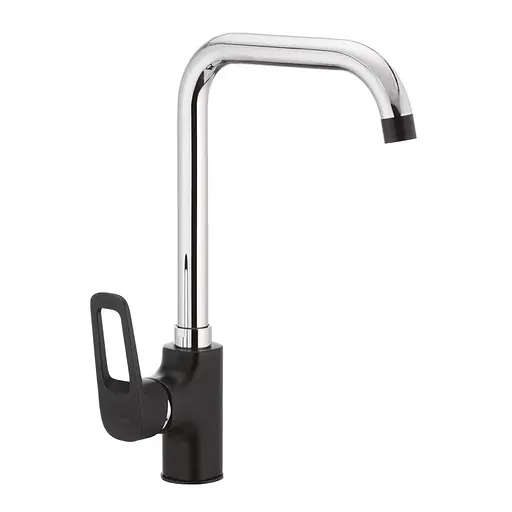 Змішувач для кухні Mixxus Nevada 014-G black MX0019 Чорний матовий - фото 1