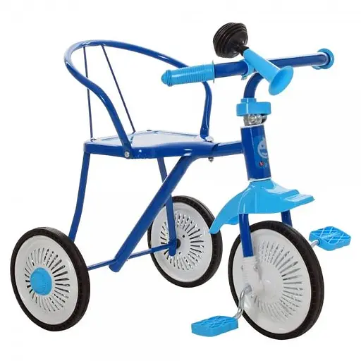 Велосипед трёхколёсный, клаксон, 51x52x40 см (в ассортименте) М5335