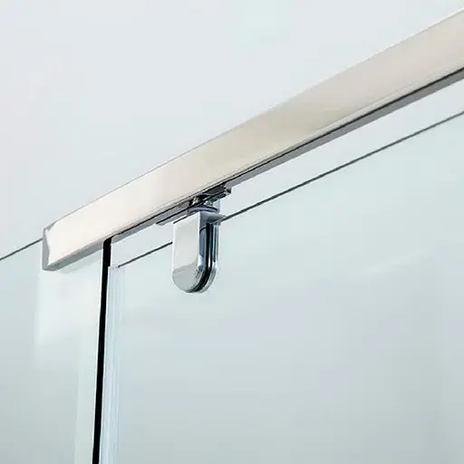 Душова кабіна Dusel А-1104 прозоре 100x100x190, Універсальна, прозорий, хром, 100x100 - фото 3