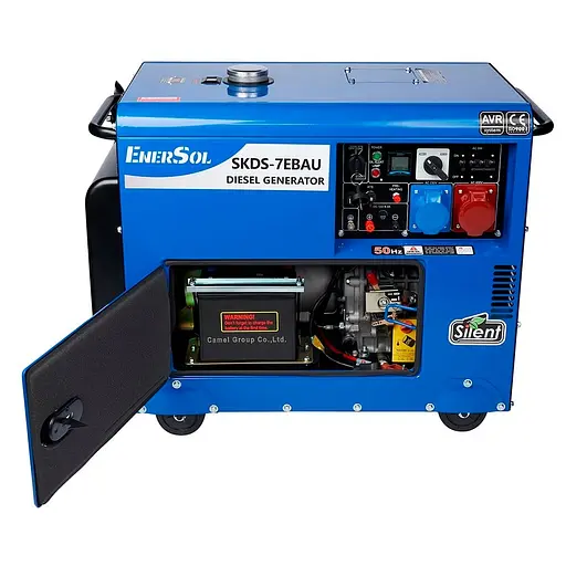 Генератор дизельний 6 кВт EnerSol SKD-7EBAU (41-00483) - фото 2