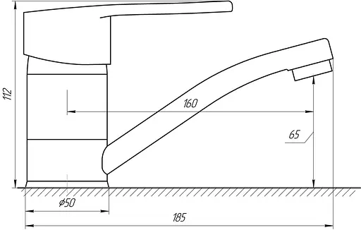 Змішувач для умивальника Domino Sirius DSV-203M Хром - фото 4