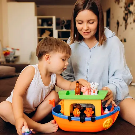 Развивающая игрушка Kiddi Smart Ковчег Ноя (на украинском языке) (063404) - фото 9