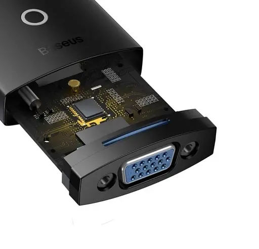Переходник Baseus Lite Series Adapter HDMI to VGA WKQX010001 - фото 2