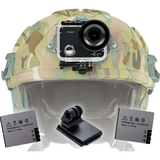 Екшн-камера Airon ProCam 7 Black Kit For Tactical Helmet (4822356754511) [133447] - фото 7