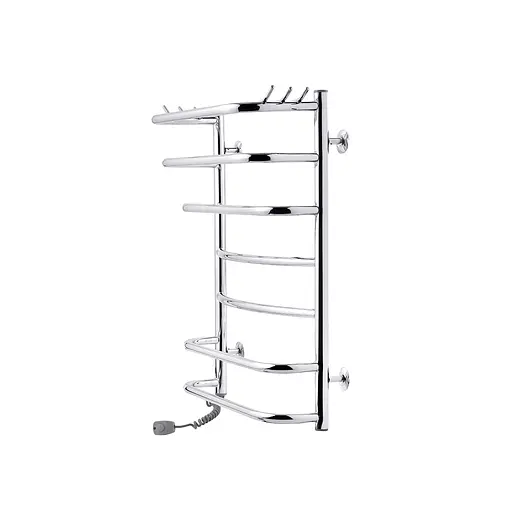 Рушникосушарка електрична Kroner Канна ДК02EL 800x500/7 EL CV023138, Хром, Ліве - фото 3