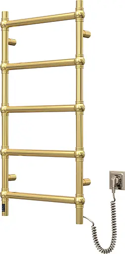 Електрична рушникосушка Navin Retro 500x1000 Sensor права, золото 12-228153-3680, Золотий, Праве, Електронний - фото 1