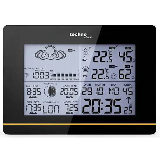 Метеостанція Technoline WS6750 black (WS6750) - фото 2