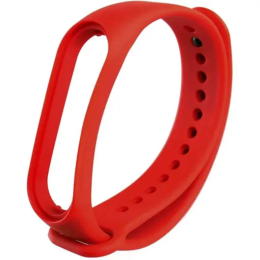 Ремешок Silicone Mi Band 7 Красный (10) - фото 1