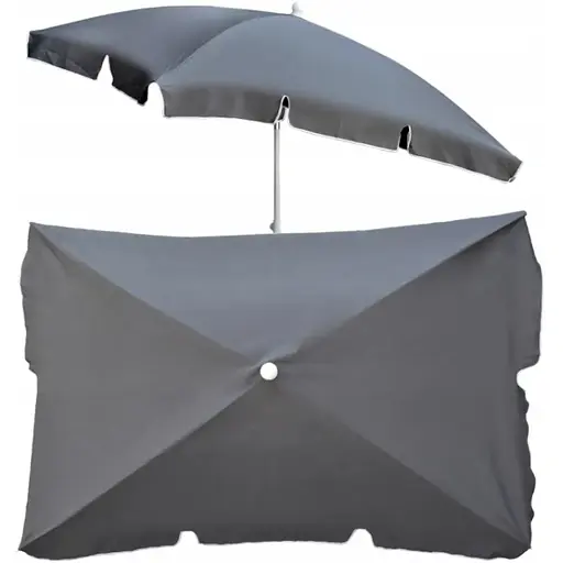 Зонт садовый Jumi Garden 200х130см серый - фото 9