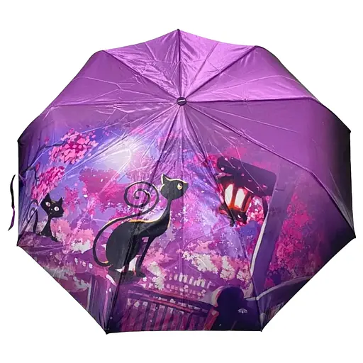 Парасоля жіноча Grunhelm UAO-0911ZT-8GW напівавтомат (121833)