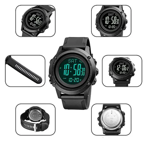 Смарт-часы Skmei 1793 Black, 1793BK (17170) - фото 6