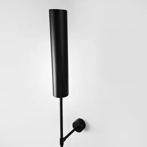 Чорне бра з лаконічним дизайном 126 см | Арт. WJ 025/1200 BK | Line F - фото 6