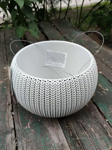 Кашпо Keter Cozies S з ланцюжком 3.2 л сірий - фото 5