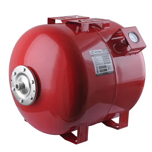 Расширительный бак Optima cal-pro 80 л с манометром (22886) - фото 2