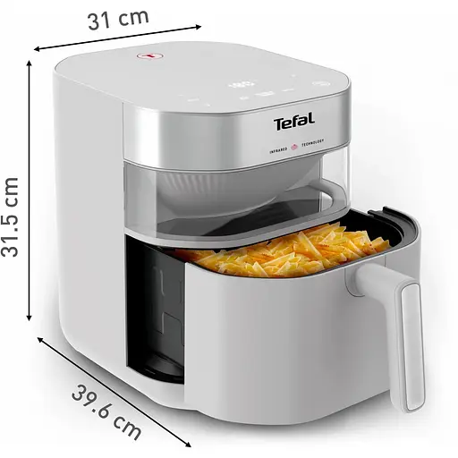 Мультипіч Tefal Easy Fry Infrared 2020 Вт світло-сіра (EY831GE0) - фото 4